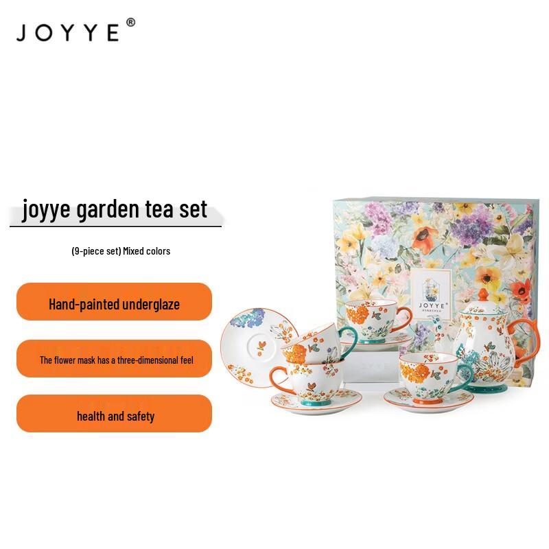 JOYYE Garden 9-Piece Tea Set