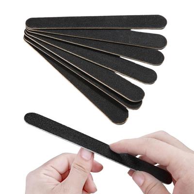 20/100Pcs 100/180 Grit Wooden Nail Files Compact Portable Multipurpose DIY Disposable Nail Files Manicure Tool Set