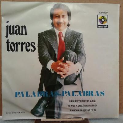 7-Zoll Schallplatte JUAN TORRES - Palabras, Palabras EX46627 Musart 1973 Japan Latin Gebraucht