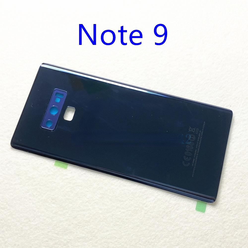 

Задня кришка корпусу для Samsung Galaxy Note 9 N960 SM-N960F N960FD Скляна задня батарея