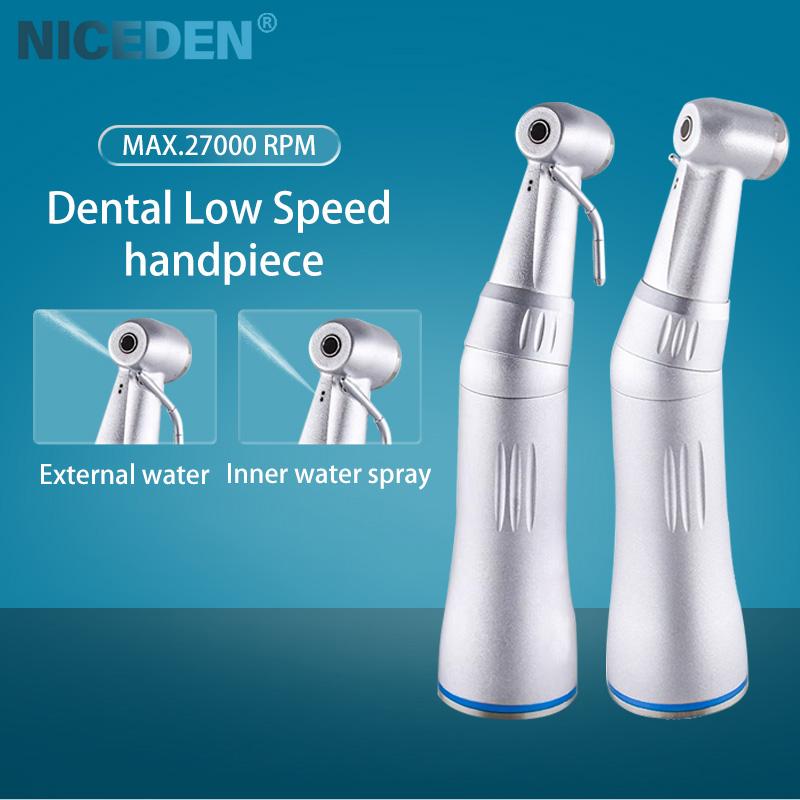 Niceden Dental Internal and External Waterways Handpiece for Dentist Surgical Handpiece Low Speed Contra Angle