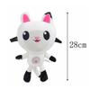 Hot Gabby Dollhouse Plush Toy Mercat Cartoon Stuffed Animals Smiling Cat Car Hug Gaby Girl Dolls Kids Birthday Gifts Cuddly Fluffy Huggable Kawaii