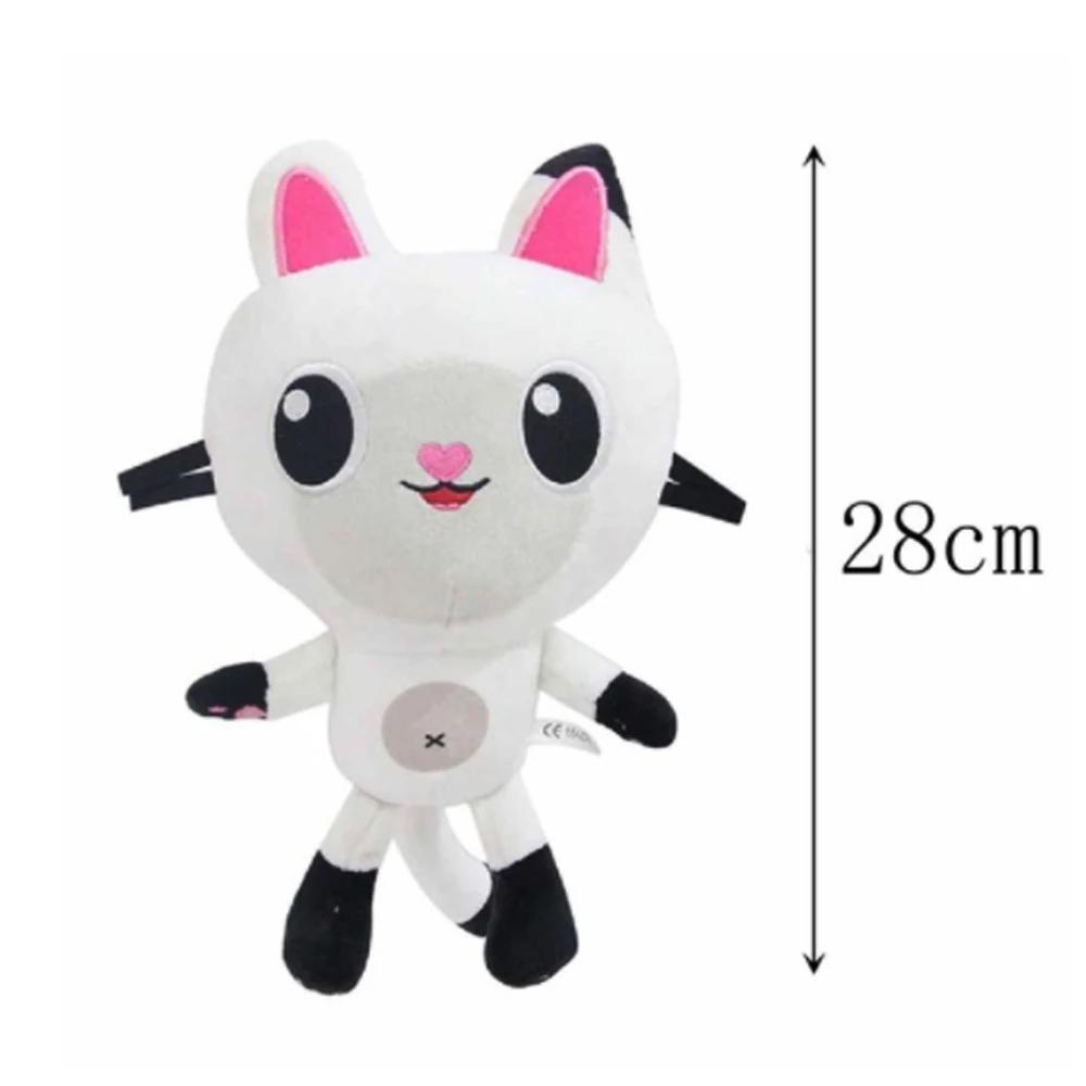 Hot Gabby Dollhouse Plush Toy Mercat Cartoon Stuffed Animals Smiling Cat Car Hug Gaby Girl Dolls Kids Birthday Gifts Cuddly Fluffy Huggable Kawaii
