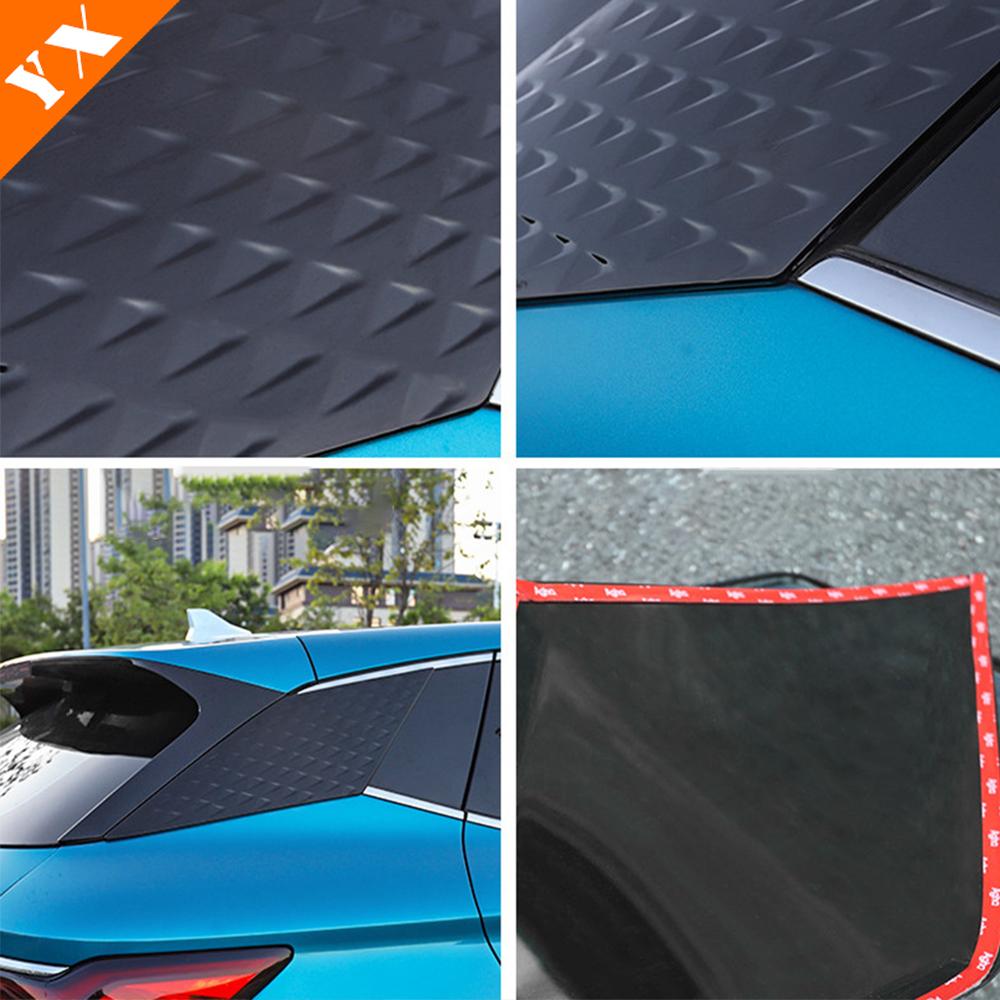 Pentru BYD ATTO 3 Yuan Plus 2022-2023 Spoiler din spate Aripa Geamului lateral Triunghi Triunghi Capac Trim Plastic ABS Auto