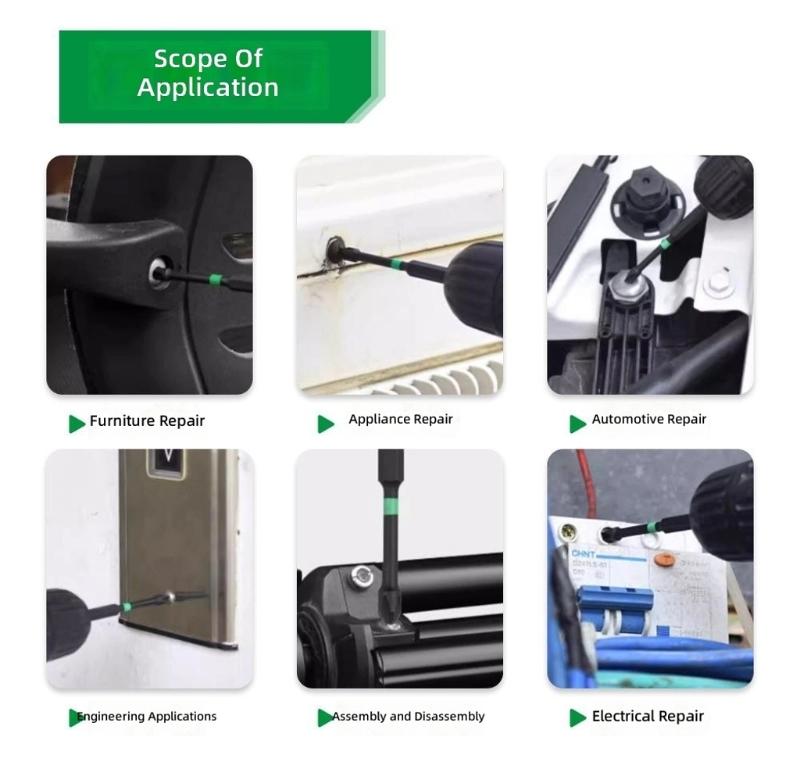 35Pcs Screwdriver Bit Hexagonal Shank Electric Drill Bit Set Screw Drill Head Power Countersink Drill Bit Attachment