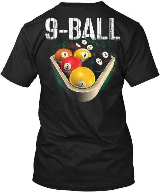 Pool Billiards 9 Ball 2xl Black TShirt Size S To 5xl