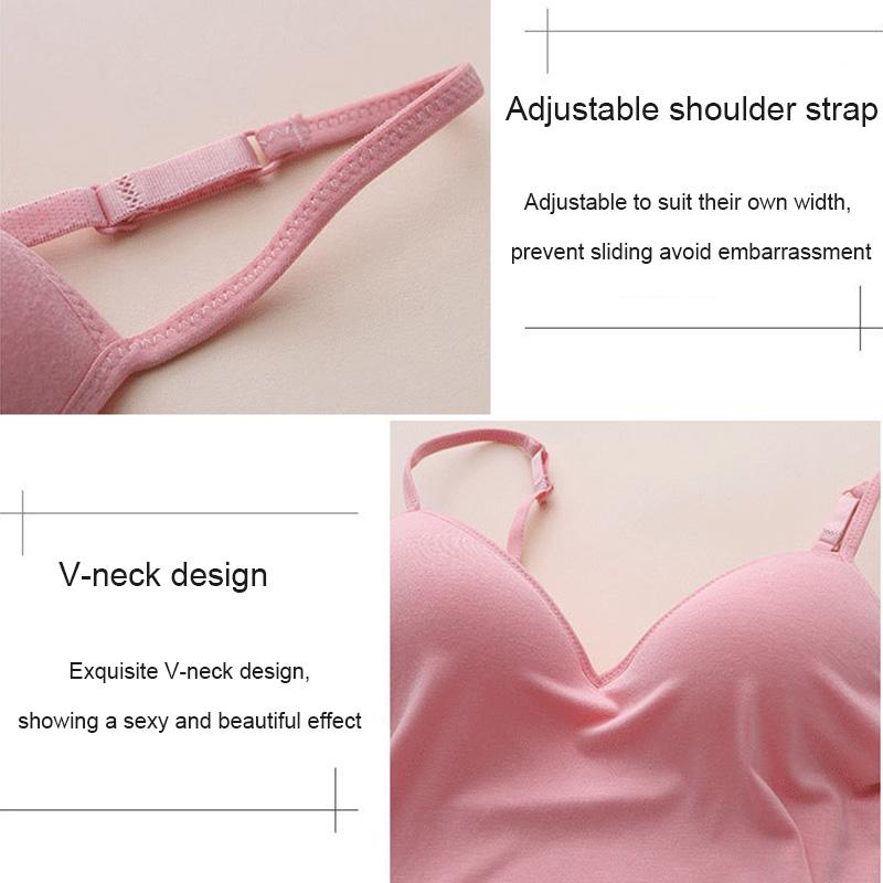 Women's Tank Top with Chest Pad All-in-one Vest No Underwire Free Bra Suspender Vest Female
