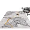 Nordic Living Room Carpet: Modern Simple Luxury Floor Mat for Bedroom & Coffee Table, Washable.