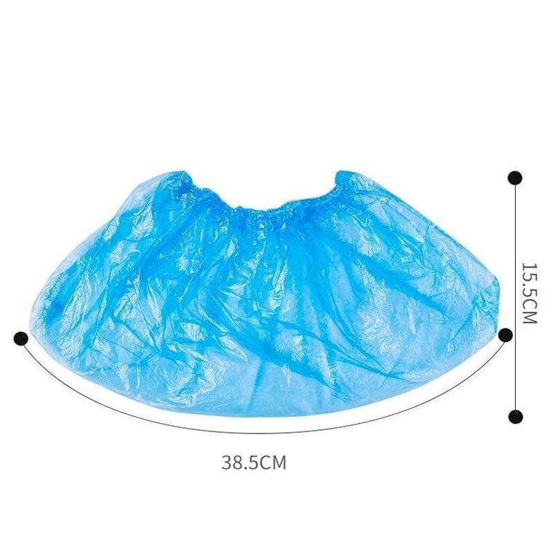 Portable Disposable Plastic Boot Cover, Anti Slip, Wear-Resistant, Waterproof, Mud Proof, Rainproof Shoe Cover