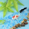 Four Cart Cute Handmade Glass Crafts [Koi] X 5-Piece Set