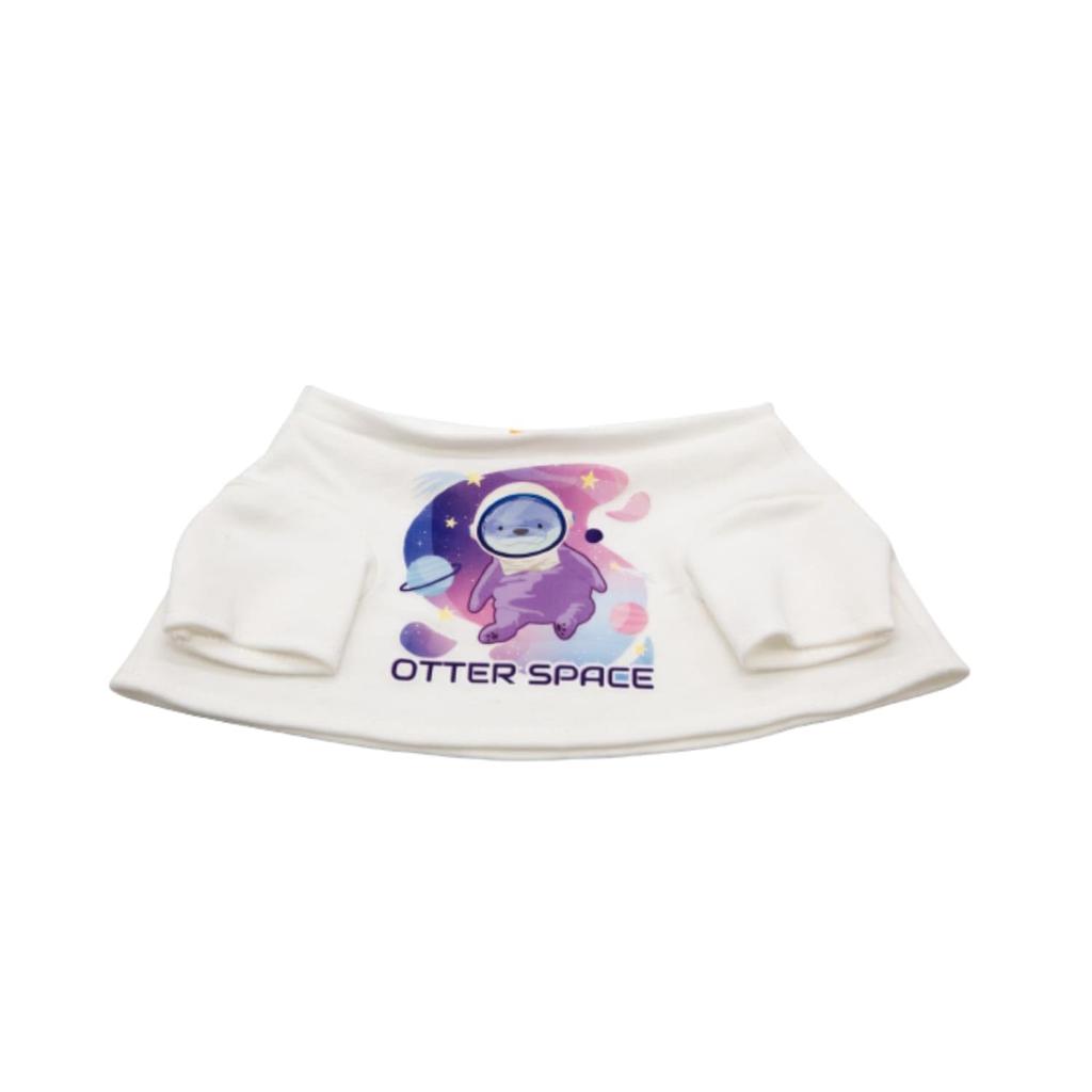 Morisaka Global Mochi Series Large Size T-Shirt Mochi Kawauso Otter Space 15 x 1.5 x 10cm Plush Clothes Dress Up Cute Space Mochiburu Mochineko