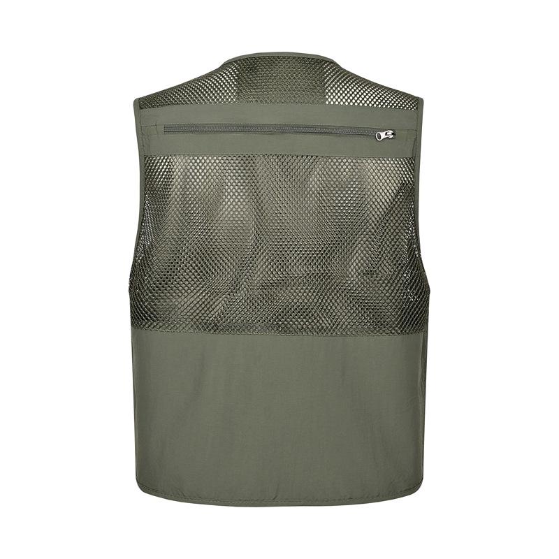 Men's Summer Mesh Multi-Pocket Fishing Vest – Outdoor Lightweight Sleeveless Jacket
