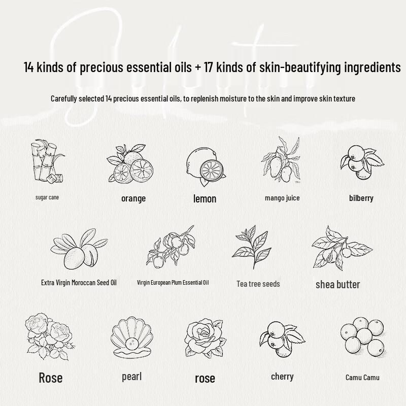 Desiree Essential Oil Shower Gel Citrus Sweet Scent 500ml