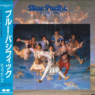 12-Zoll Schallplatte CHECKERS - Blue Pacific / Heart Of Rainbow C12A0433 CANYON 1985 Japan Obi Japanischer Pop/Rock Gebraucht