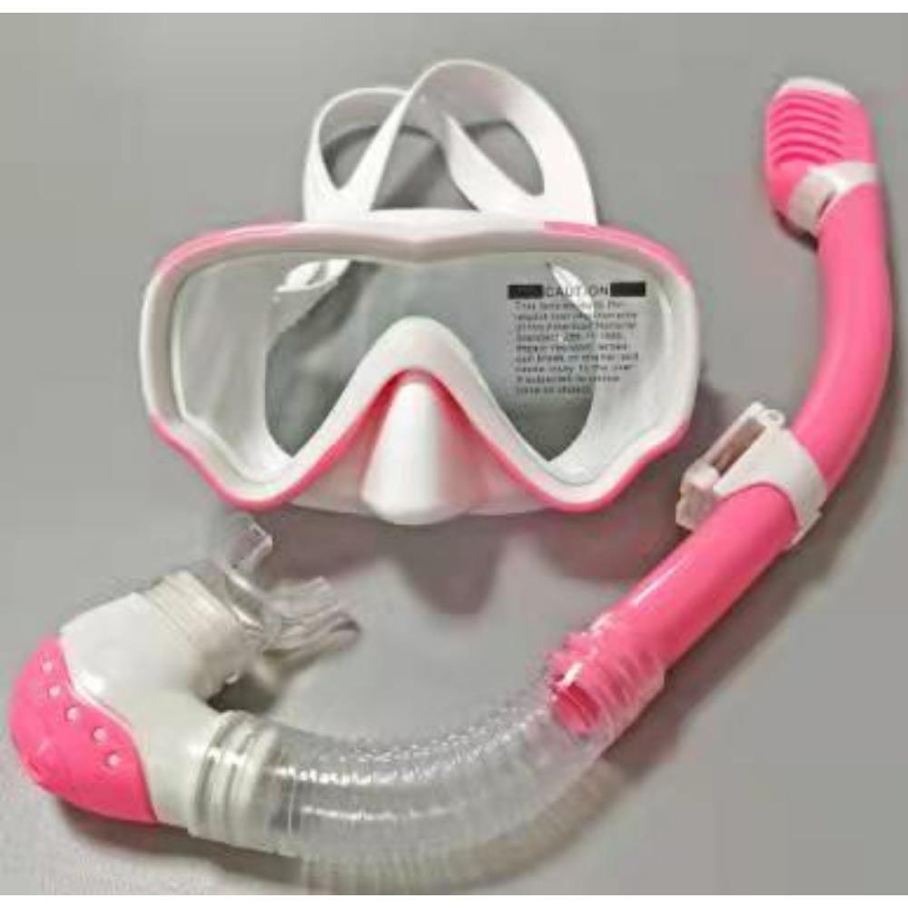 Diving Goggles, Snorkel Set, Full Dry Snorkeling Mask.
