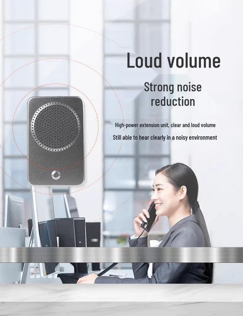 XD-968 Metalen Tweerichtingsluidspreker Intercom voor Banken, Ziekenhuizen en Kaartjesloketten