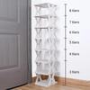 Durable Plastic Shoe Rack for Entryway Stackable Dustproof Shoes Storage Vertical Sturdy Shoe Organizer Home Organizer