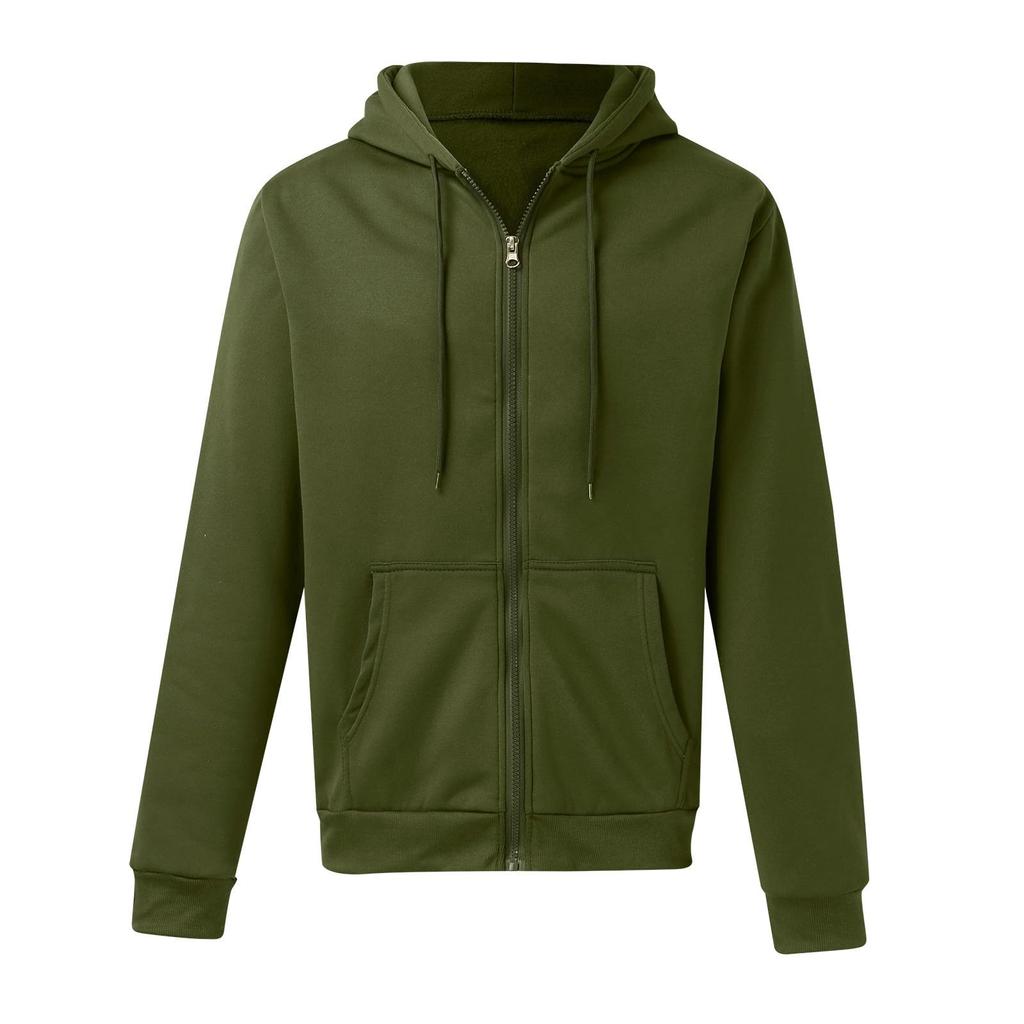 Men's Loose Casual Hooded Sweatshirt Men's Solid Color Loose Casual Sweatshirt