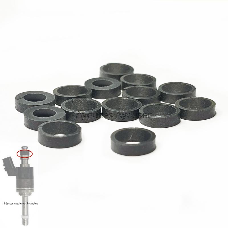 

100pcs GDI Fuel Injector PTFE Seal Repair Kits Seal for Honda 16010-5R1-305 16010-5PA-306 KA6MT KACVT 2015- 1.5L (AY-P3097)