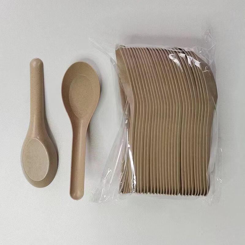 

ZISIZ Individually Wrapped Paper Disposable Spoons