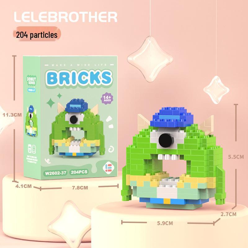 Compatible Lego Micro Building Block Cartoon Figurines - Children's Educational Desktop Toys