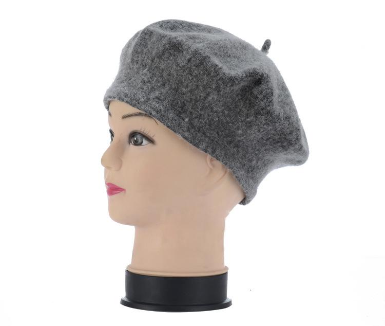 MIO Beret Hat Multi Color Children Autumn and Winter French Berets Cap Custom Embroidered Wool Beret Hat for Kids