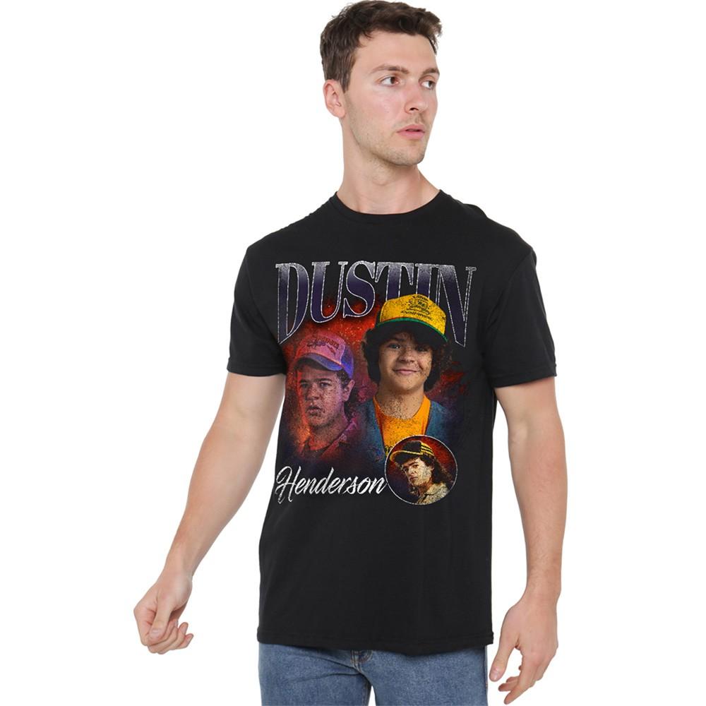 Stranger Things Dustin Homage Unisex T-Shirt S-5XL Black XXXXL