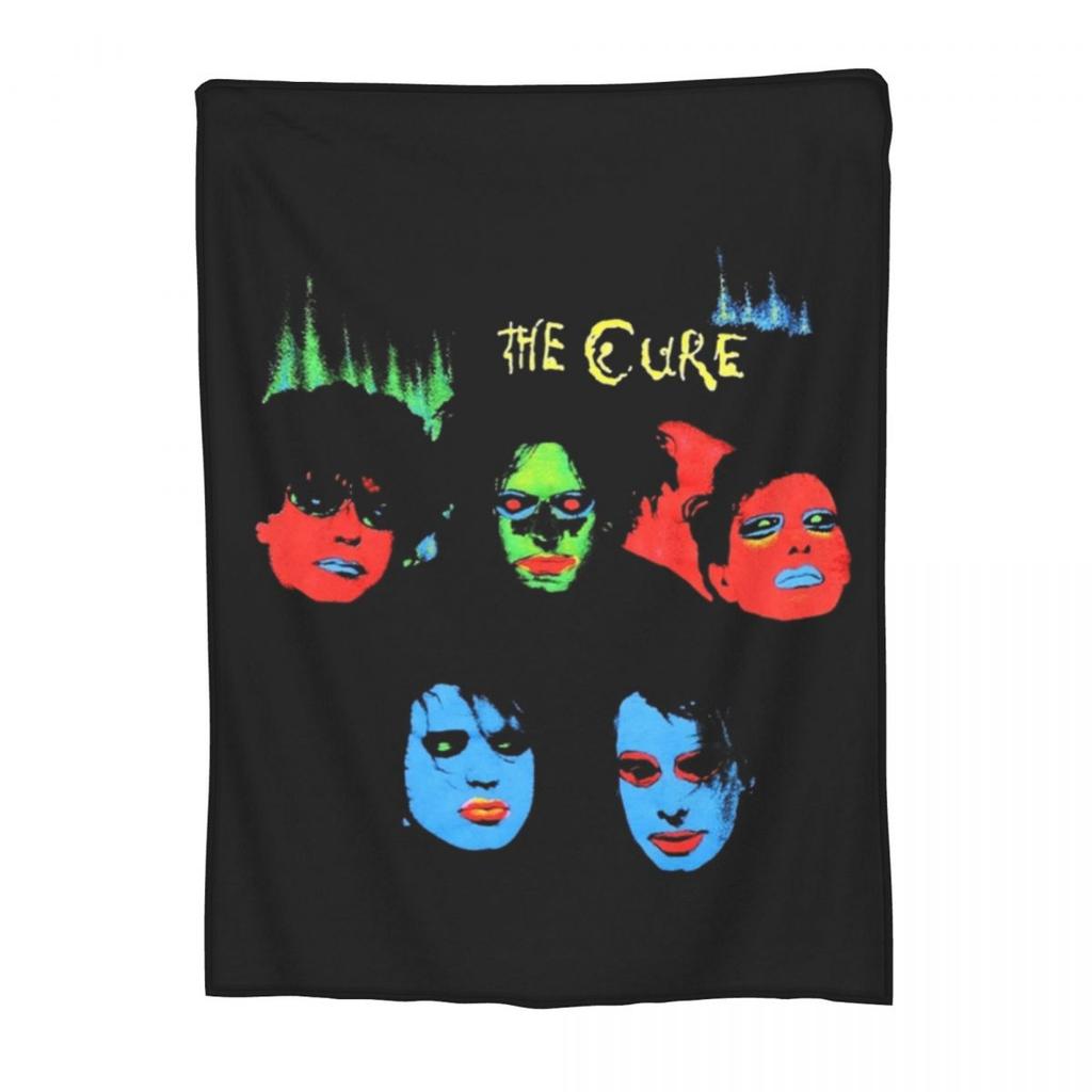 The Cure Robert Smith Logo Decken Flanell Sofa Überwurf Atmungsaktiv für Couch Bettwäsche Outdoor Decken Tagesdecke Steppdecke