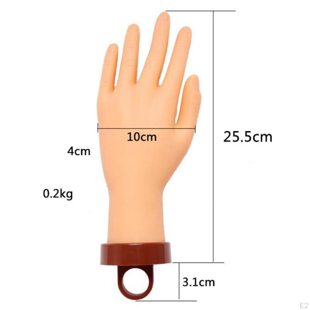 Hand for Acrylic Nails, Nails , Movable Manicure Tool, Training