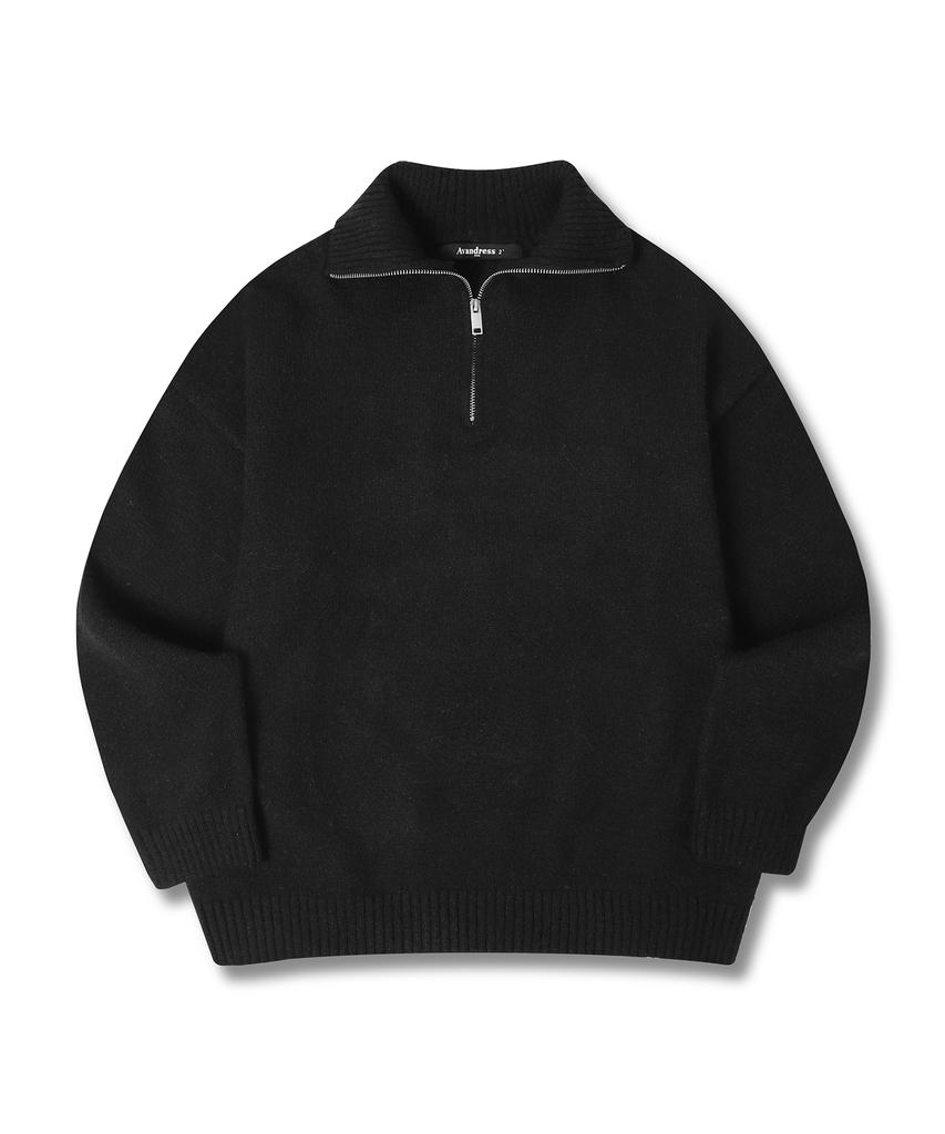 AVANDRESS Angora Half Zip-Up Knit - 5 Col