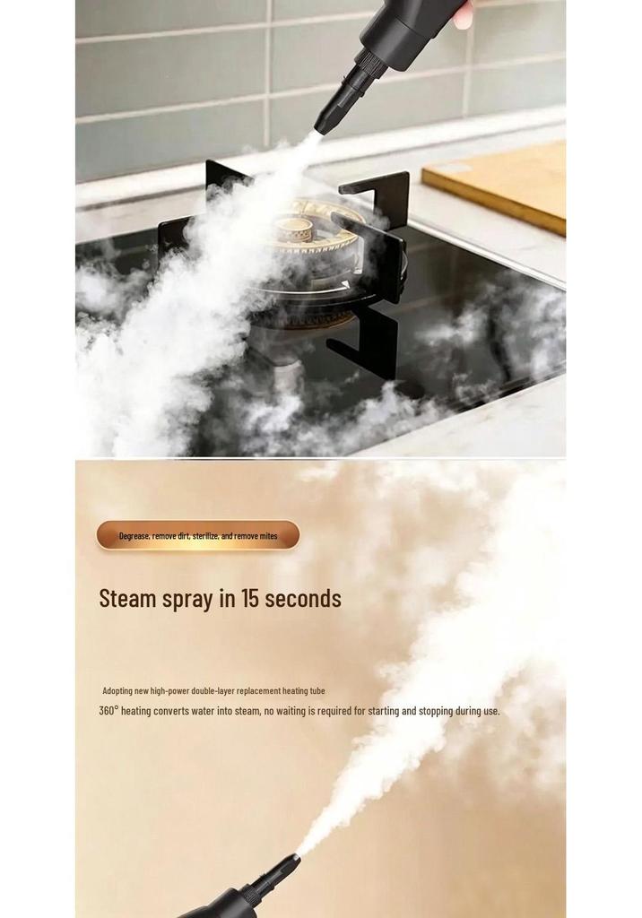 Multi-Functional High-Pressure Steam Cleaner for Home: Cleans Fabrics, Air Conditioners, and Range Hoods