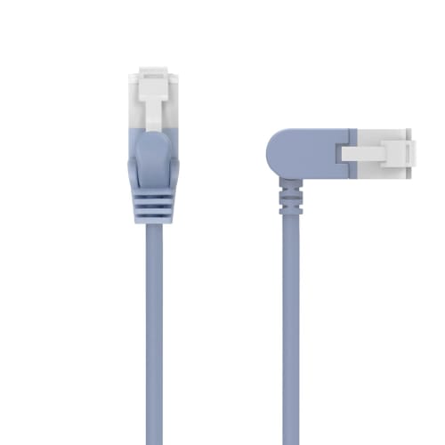 ELECOM LAN Cable CAT6A 3m Swing Connector No Breaking Nail Break Prevention Connector Slim Blue LD-GPATSW/BU30