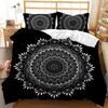 Mandala Duvet Cover Set Elephant Boho Chic Hippie Twin Bedding Mandala Polyester Comforter Cover Adults Double Queen King Size