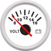 AD Universal 52mm Volt Meter Marine Auto Voltmeter 8-16V Waterproof Gauge For Motorcycle Car Boat Automobile With Red