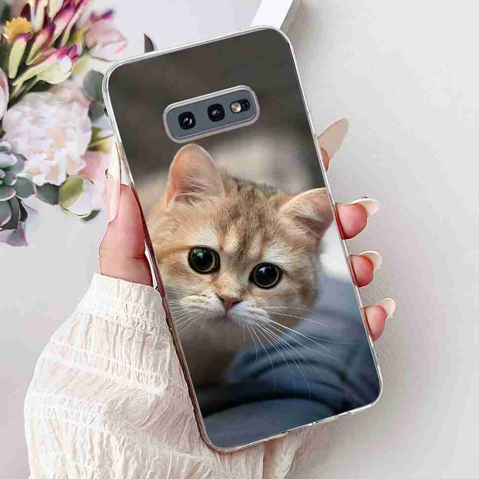 For Samsung Galaxy S10e Case SM-G970 Fashion Bow Flower Soft Silicone TPU Cover For Samsung S10e S10E SM-G970F 5.8" Phone Casing