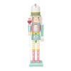 Elegant Wood Nutcrackers Ornament Stylish 50CM Nutcrackers Figure Decoration from Candy Series for Desk or Mantels