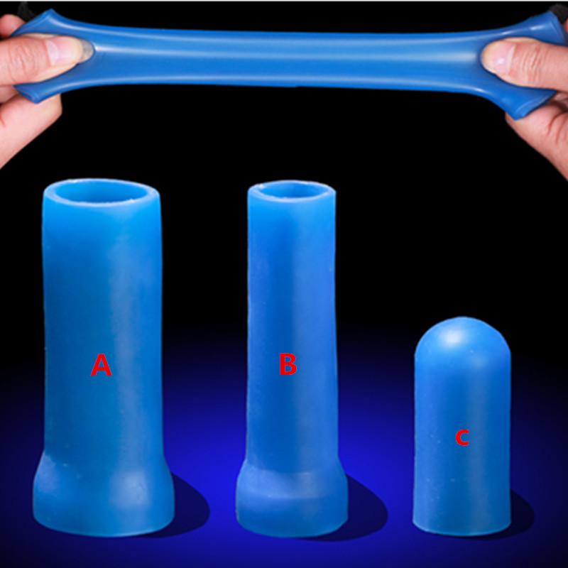 Men's Silicone Penis Sleeve & Exerciser with Elastic Sealing Ring