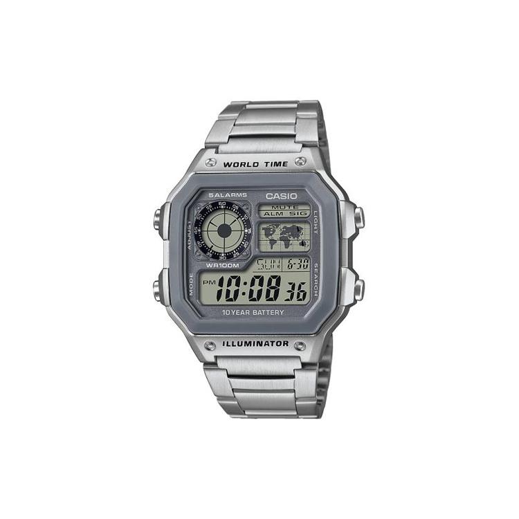 CASIO Men YOUTH Gray Watch AE-1200WHD-7A AE-1200WHD-7A