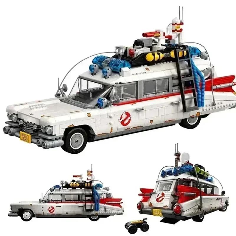 2352PCS ECTO-1 Ghostbusters  Creative Vehicle Building Block Compatible with Bricks Toy Car Model Car Kit for Adults Gift No Box