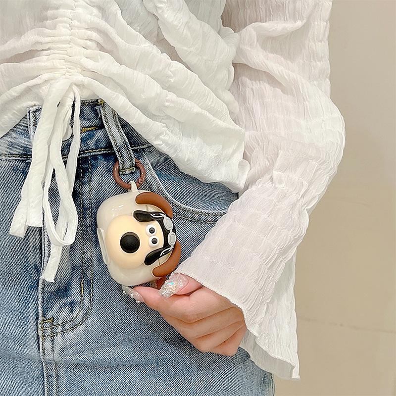 Apple Airpods 3 Generation Bluetooth Headset Cover For Puppy Pro Buckle Cute Wind Niche 1/2 Trend