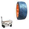 PVC Solid Wheel for Garden Utility Carts Repair Parts Heavy Duty Multifunctional Muddy Terrain