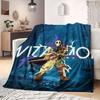 Digimon Cartoon Characters Flannel Blanket Suitable for Bedrooms Sofas Beds Chairs Picnics Travel Home Decor Gift Various Sizes