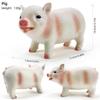 "1-9 inch Plastic Animal & Dinosaur Model Toy Set"