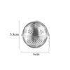 Edelstahl-Teeblatt-Infuser-Sieb Gewürznetz-Sieb zum Aufbrühen von Teekannen Teefilter Gewürzkugel Küchenzubehör