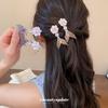 Dream Diamond Flower Fishtail Pearl Hairpin Sweet and Elegant Commuter Versatile Duckbill Clip Design Sense Niche Hair Accessories