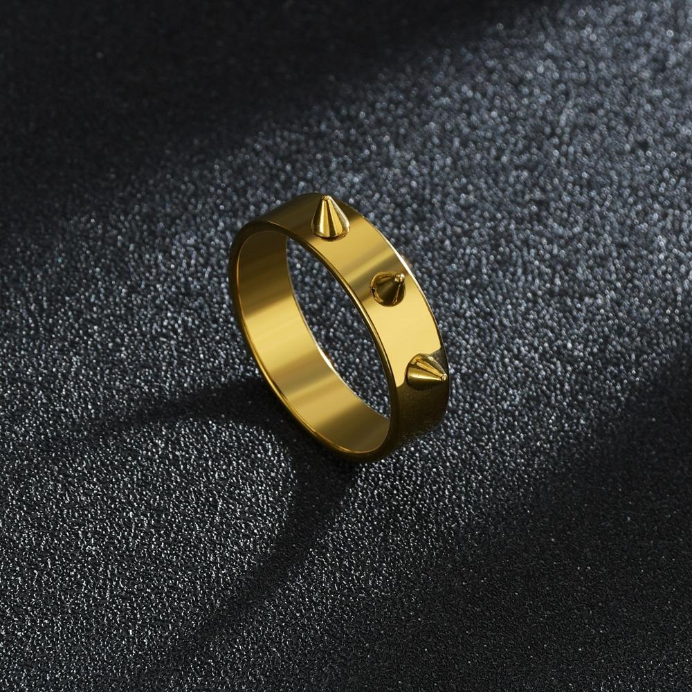 Schmuck Hip Hop Biker Rock Nieten Punk Ringe Herrenringe Edelstahl