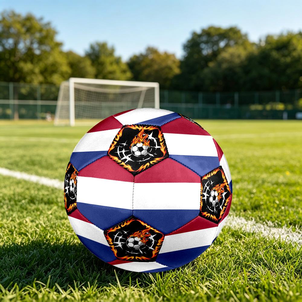 1pc Netherlands Sports Theme Size 5 Soccer Ball Professional Match Training Football Indoor &Outdoor Sports Ball Lightweight Durable c6642