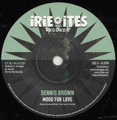 7inch Record DENNIS BROWN / JERICHO - Mood For Love / African Dub IIT7181 Irie Ites Recor 2017 France Reggae, Ska & Dub Used