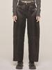 RECODE Vintage Satin Cutting Panel Pants_Rqpaa23518Bkx