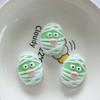 10 Pcs Cute Cartoon Halloween Ghosts, Skeletons, Pumpkins Flat Back Resin DIY Jewelry Hairpin Craft Decoration Accessorie